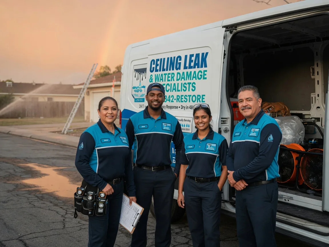 Ceiling Leak Cleanup company in May, TX
