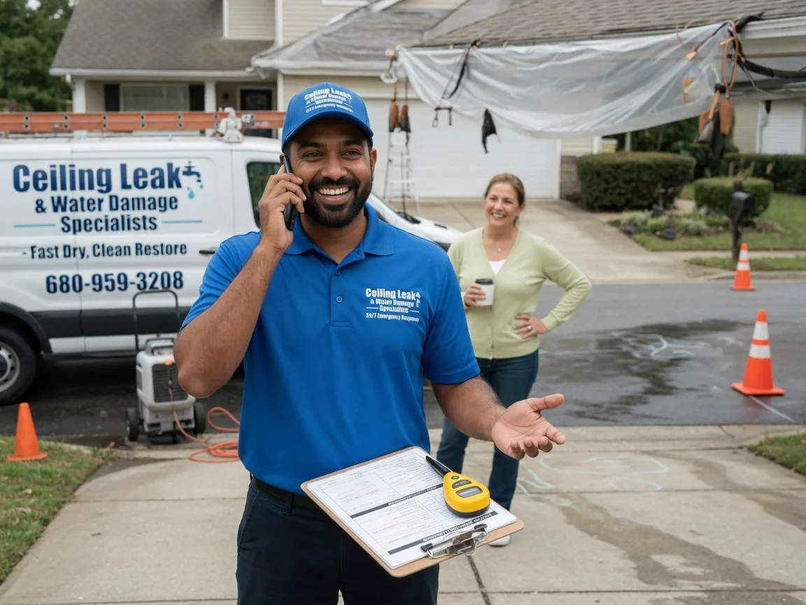 Ceiling Leak Cleanup May, TX FAQs